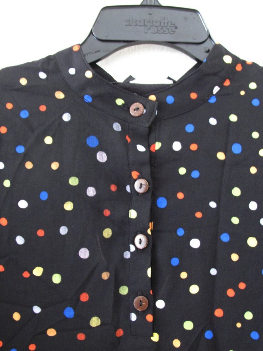 REVEUSE MINI dress Polka dots MULTICOLOR & BLACK  Style DT2118